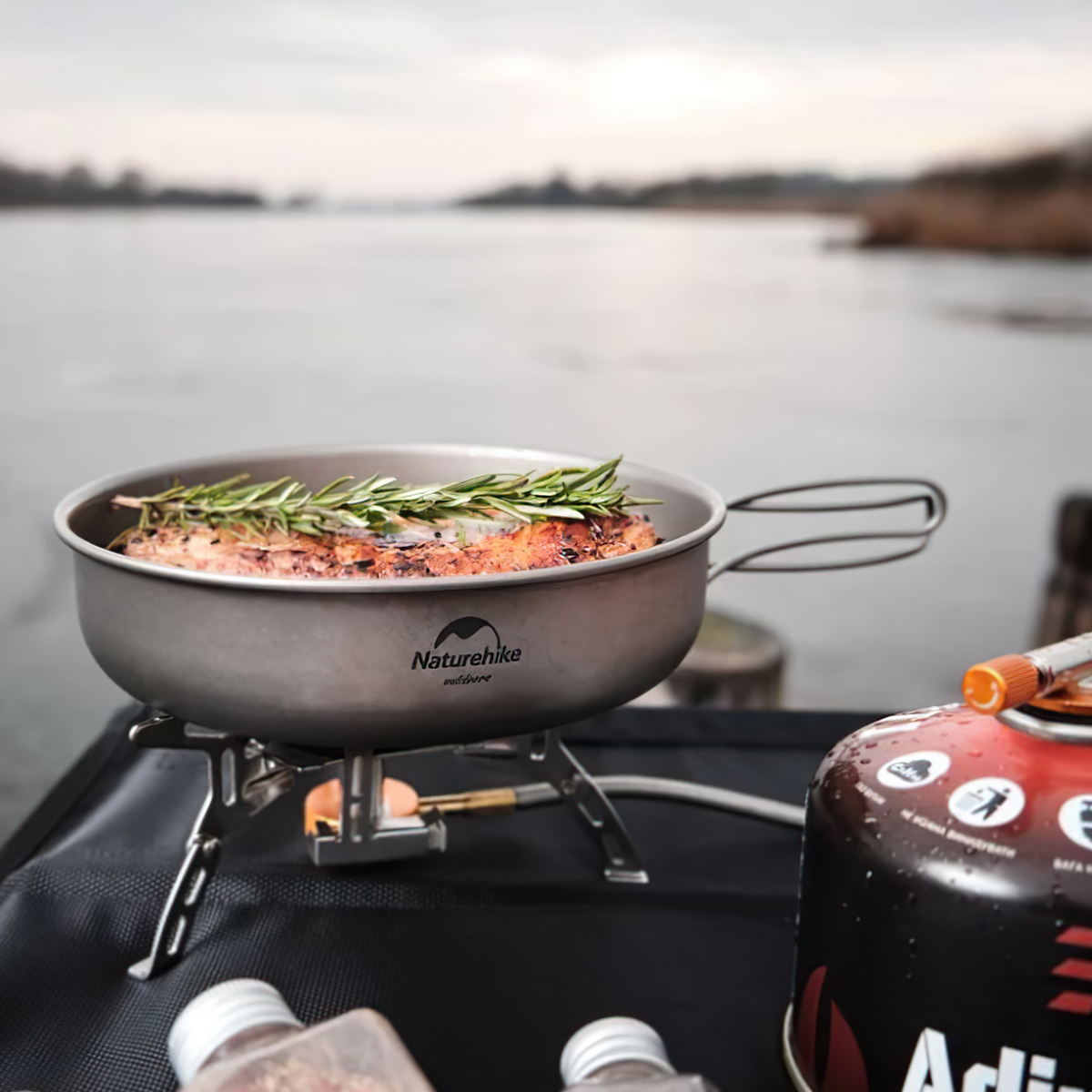 Naturehike Chảo Cắm Trại Titanium 17cm TJP01 NH18T010-A