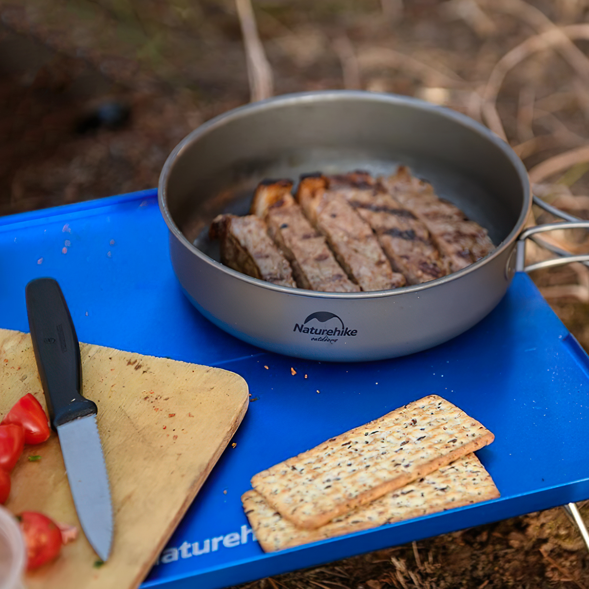 Naturehike Chảo Cắm Trại Titanium 17cm TJP01 NH18T010-A