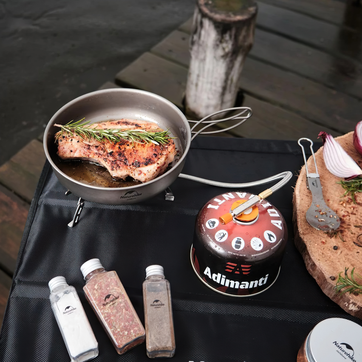 Naturehike Chảo Cắm Trại Titanium 17cm TJP01 NH18T010-A