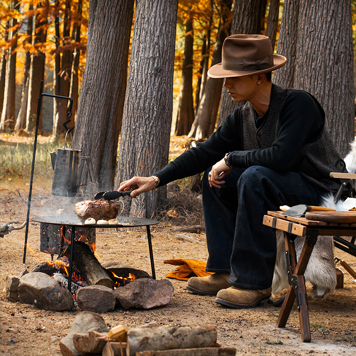 Chảo Nấu Ăn Cắm Trại Ngoài Trời Lắp Ghép Naturehike
