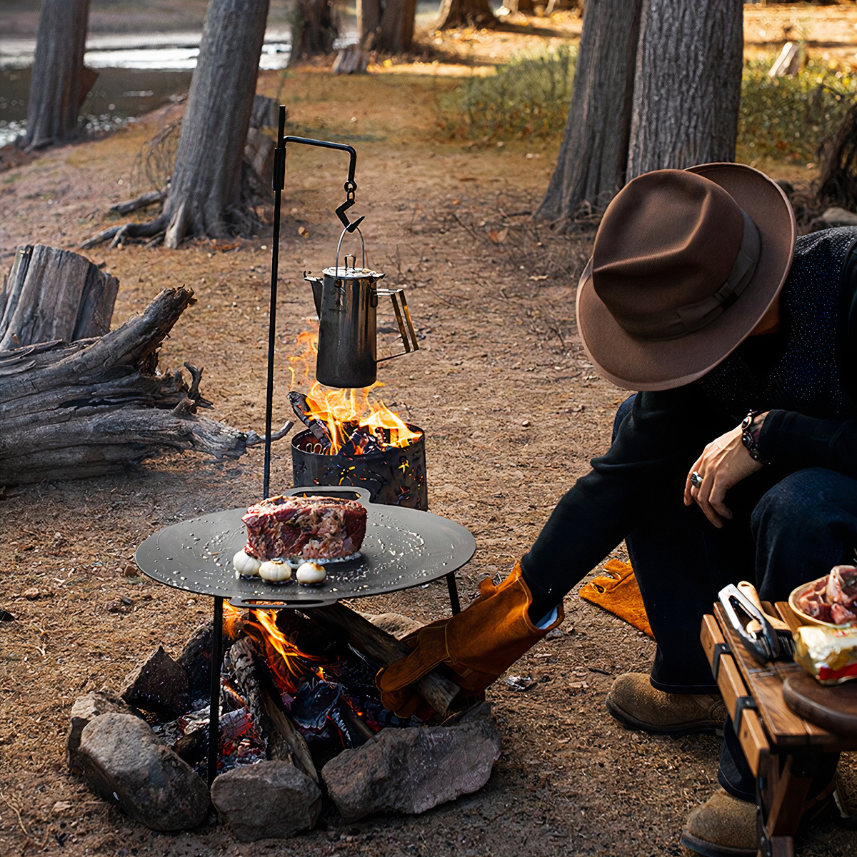 Chảo Nấu Ăn Cắm Trại Ngoài Trời Lắp Ghép Naturehike
