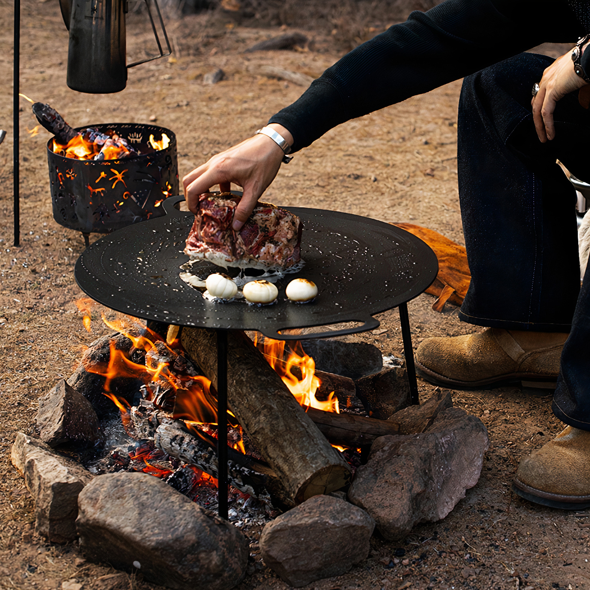 Chảo Nấu Ăn Cắm Trại Ngoài Trời Lắp Ghép Naturehike