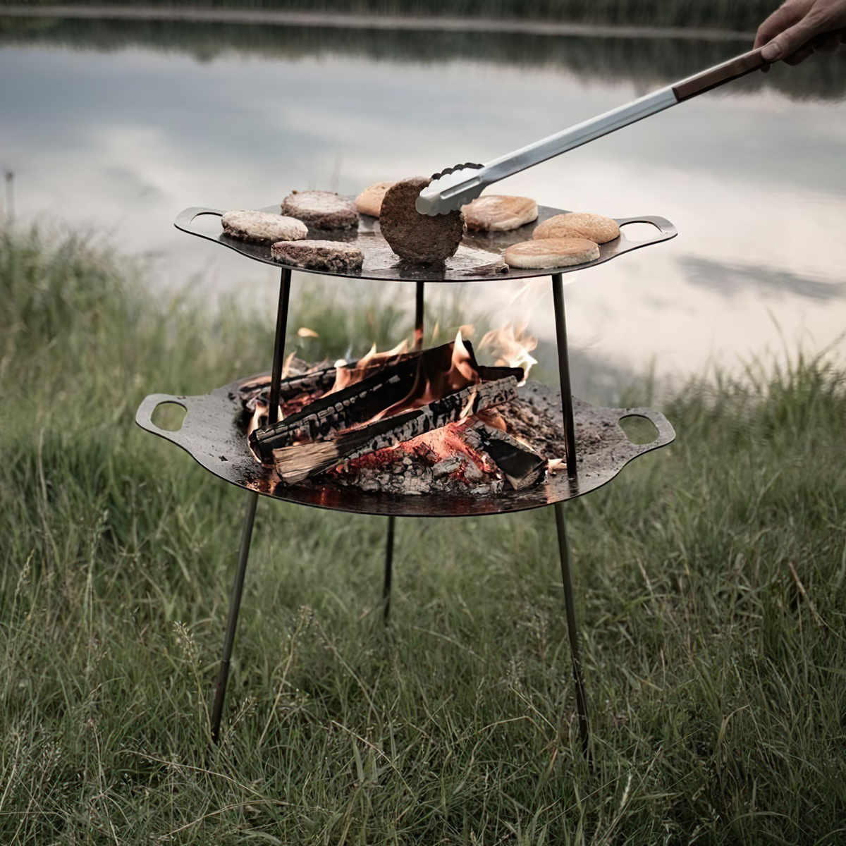 Petromax Chảo Sắt Cắm Trại Griddle And Fire Bowl FS56