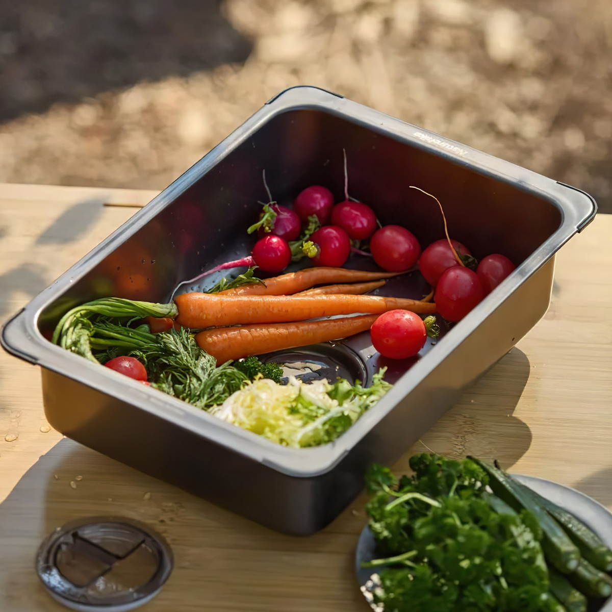 Chậu Rửa Bát Inox Dùng Kết Hợp Bàn IGT Cắm Trại NatureHike CNH22SN016