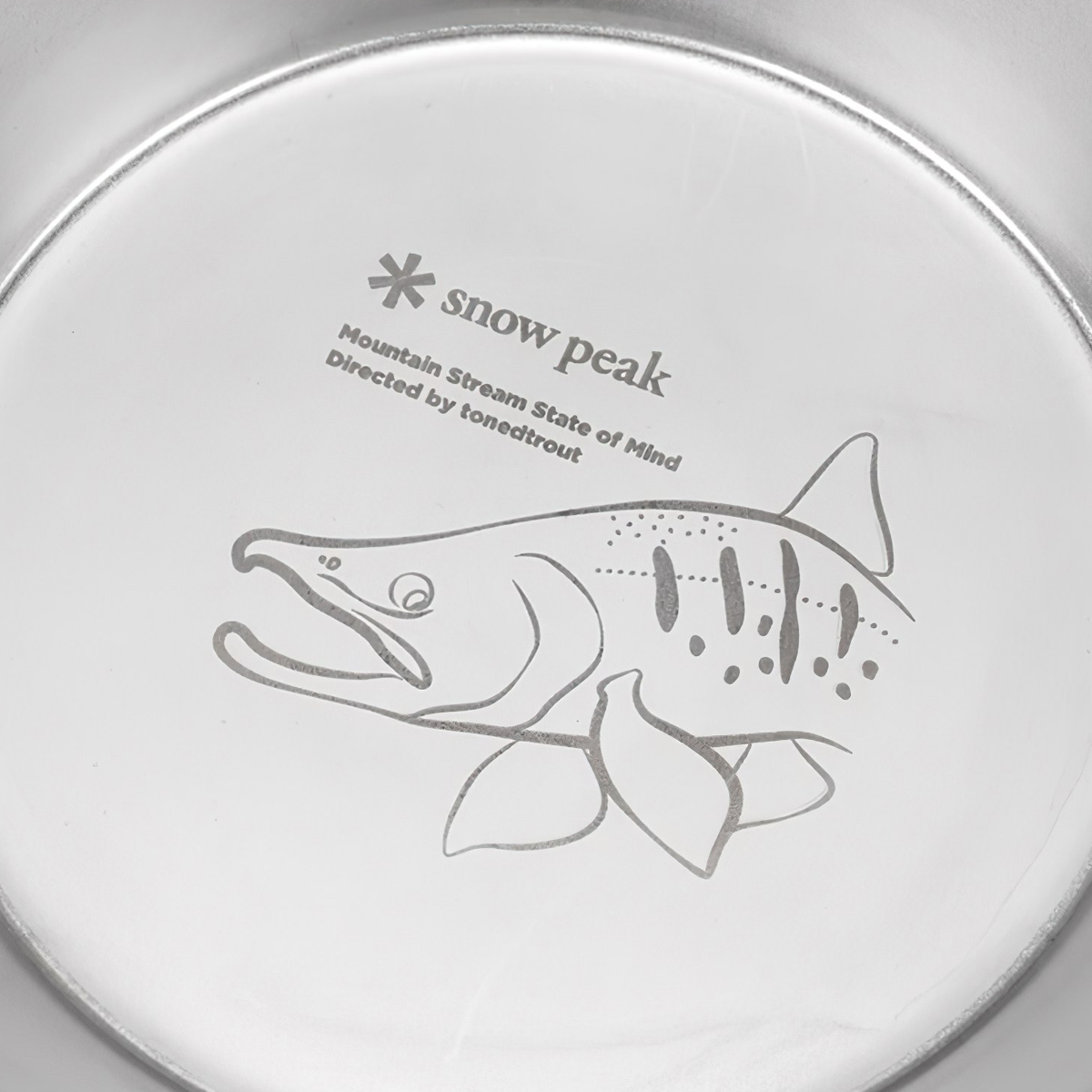 Chén Cắm Trại Du Lịch Snowpeak SP×TONED TROUT Backpackers Cup 2023 EDITION
