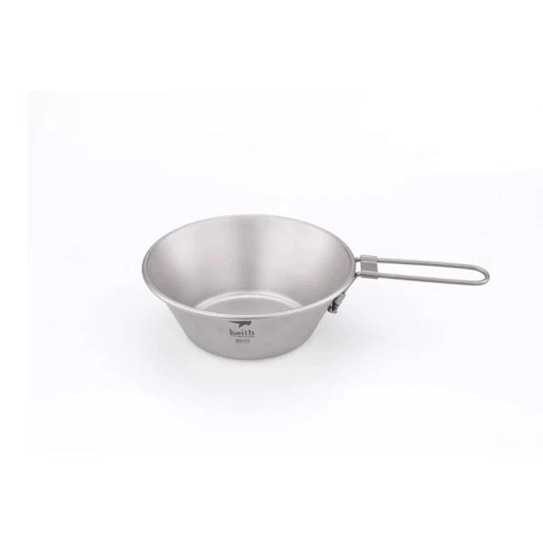 Chén Dã Ngoại Keith Titanium Bowl with Folding Handle