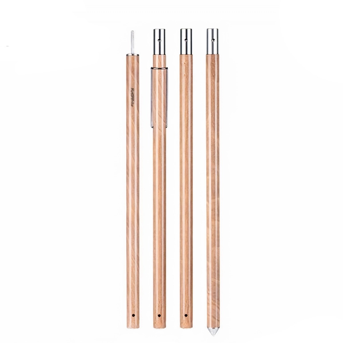 Naturehike Gậy Chống Tăng Có Giá Treo Đèn (1 cây gồm 4 khúc)