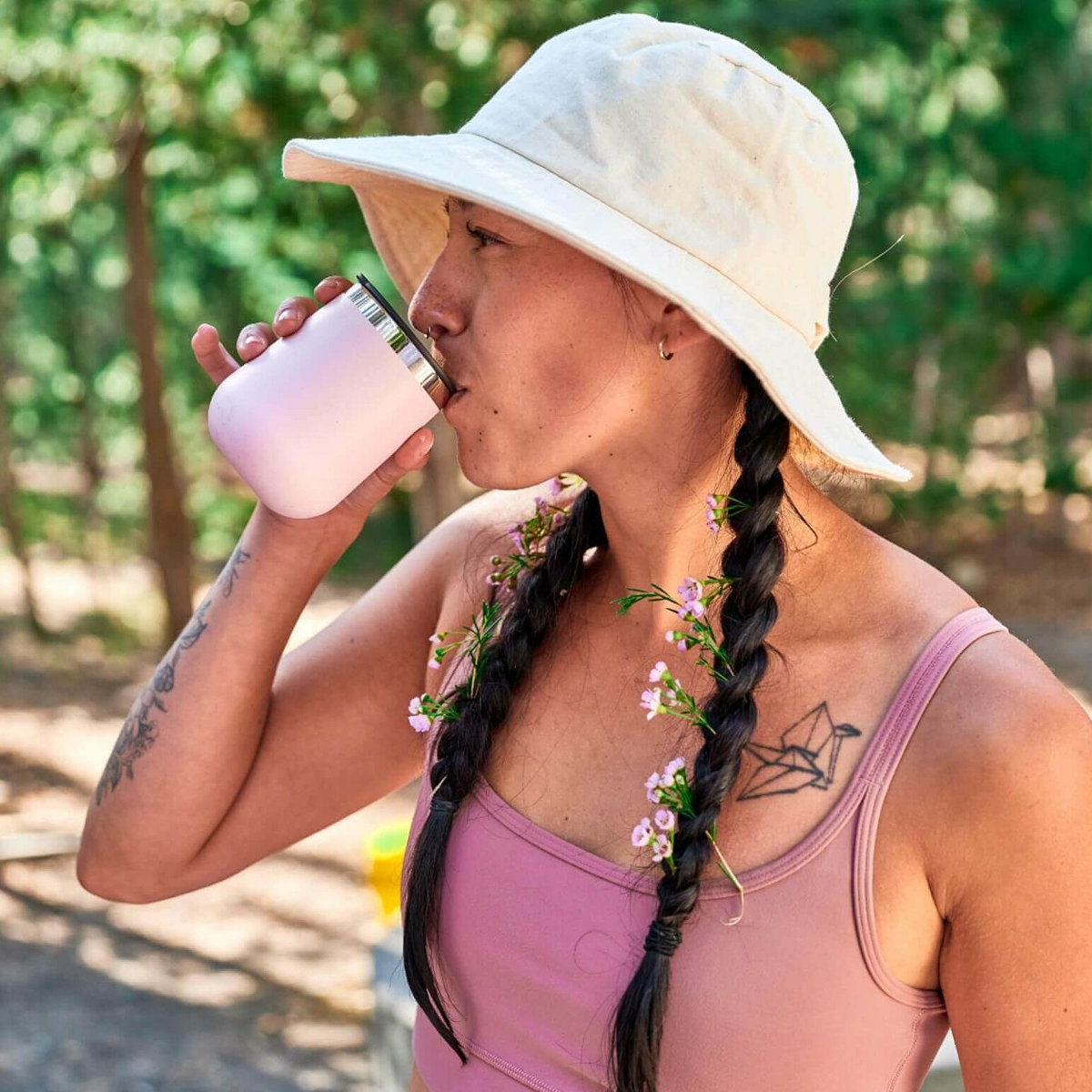 HYDRO FLASK Cốc Giữ Nhiệt Tráng Sứ Cắm Trại CERAMIC WINE TUMBLER 10 OZ (295ml)