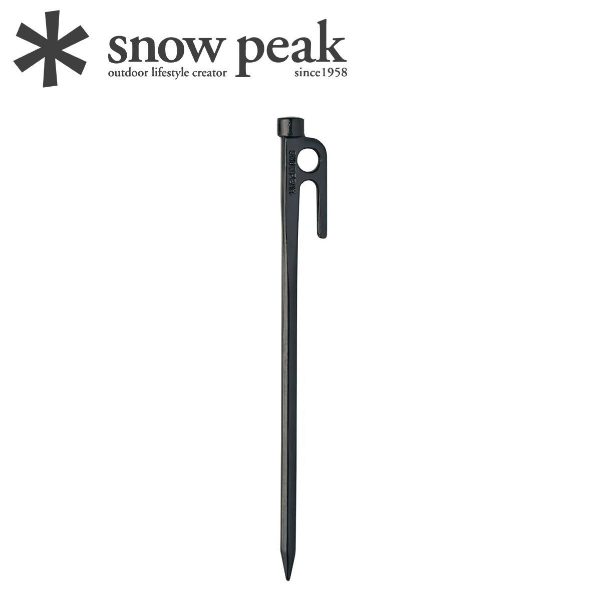 Cọc Lều Cắm Trại Du Lịch Snowpeak Solid Stake 20cm