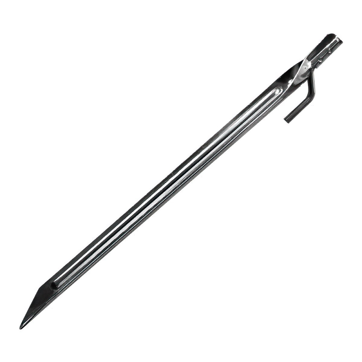 Cọc lều thép Coghlans Stakes một cây rời, đầu trên uốn cong hình móc chữ J