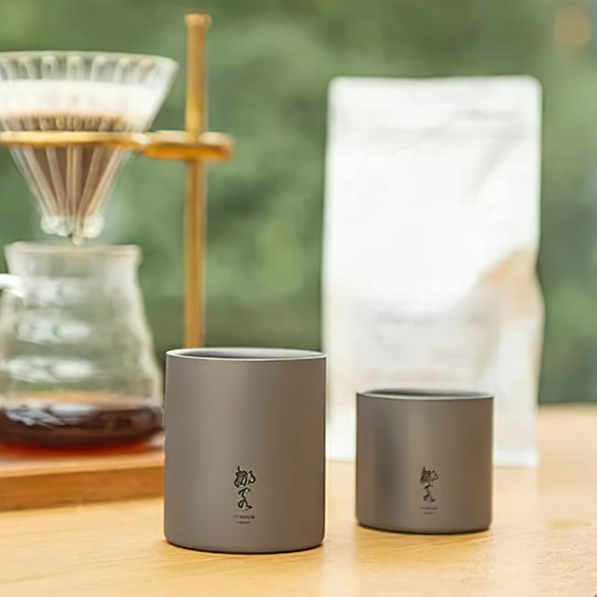 Naturehike NH20CJ019 Cốc Titanium Cốc 2 Lớp Cắm Trại