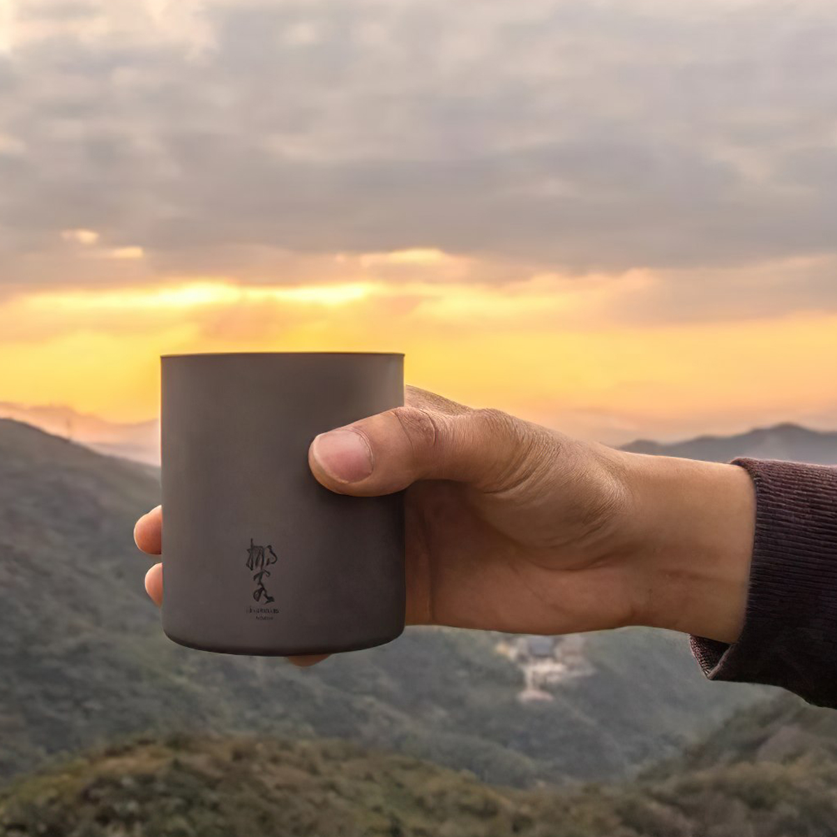 Naturehike NH20CJ019 Cốc Titanium Cốc 2 Lớp Cắm Trại