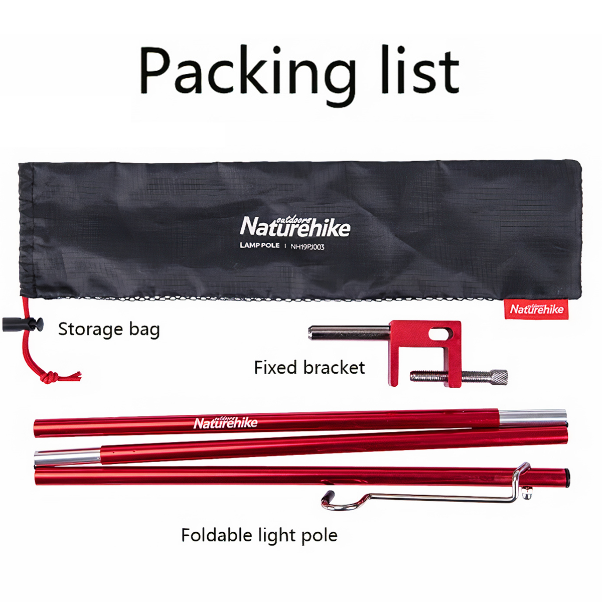 Naturehike Chân Treo Đèn Cắm Trại - Dã Ngoại Siêu Nhẹ