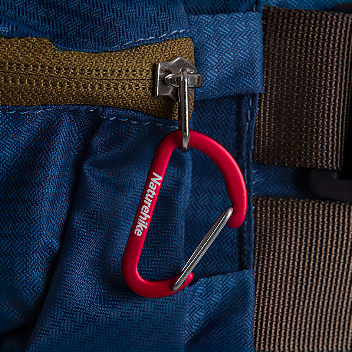 Combo 2 Móc Khóa Mini Cắm Trại Naturehike 4cm D-Shaped Mini Carabiner 4Cm