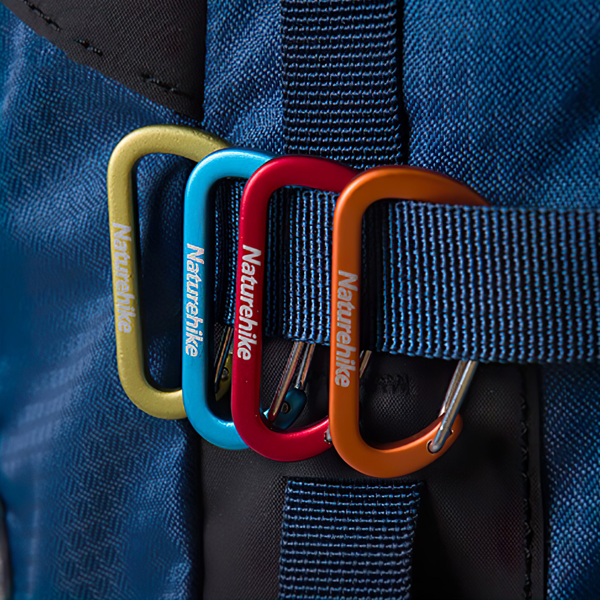 Combo 2 Móc Khóa Mini Cắm Trại Naturehike 4cm D-Shaped Mini Carabiner 4Cm