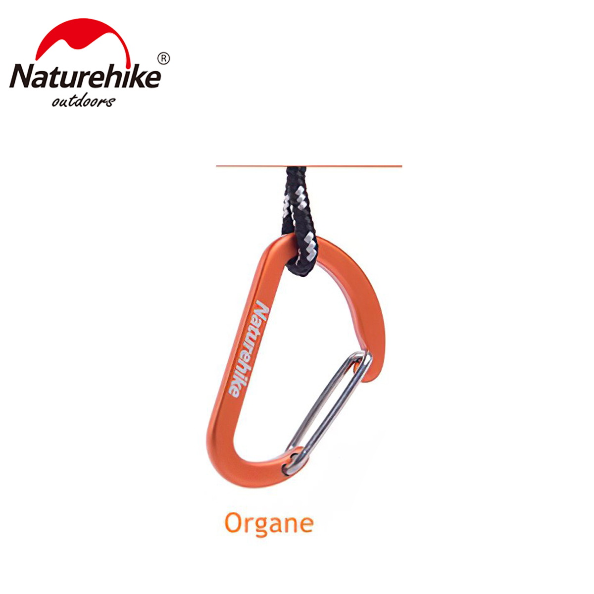 Combo 2 Móc Khóa Mini Cắm Trại Naturehike 4cm D-Shaped Mini Carabiner 4Cm