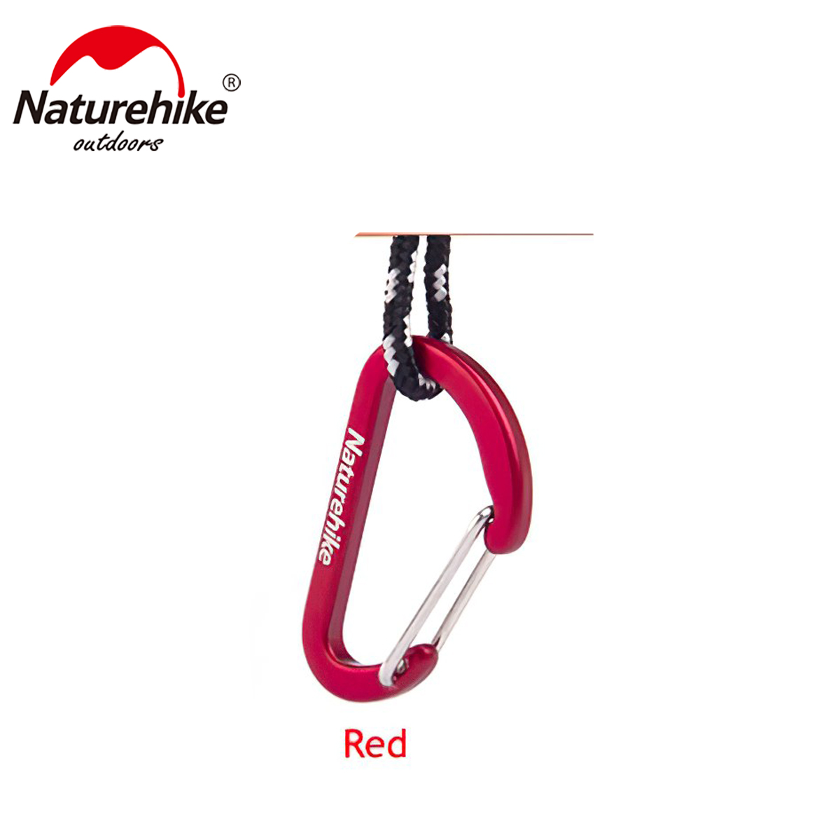 Combo 2 Móc Khóa Mini Cắm Trại Naturehike 4cm D-Shaped Mini Carabiner 4Cm