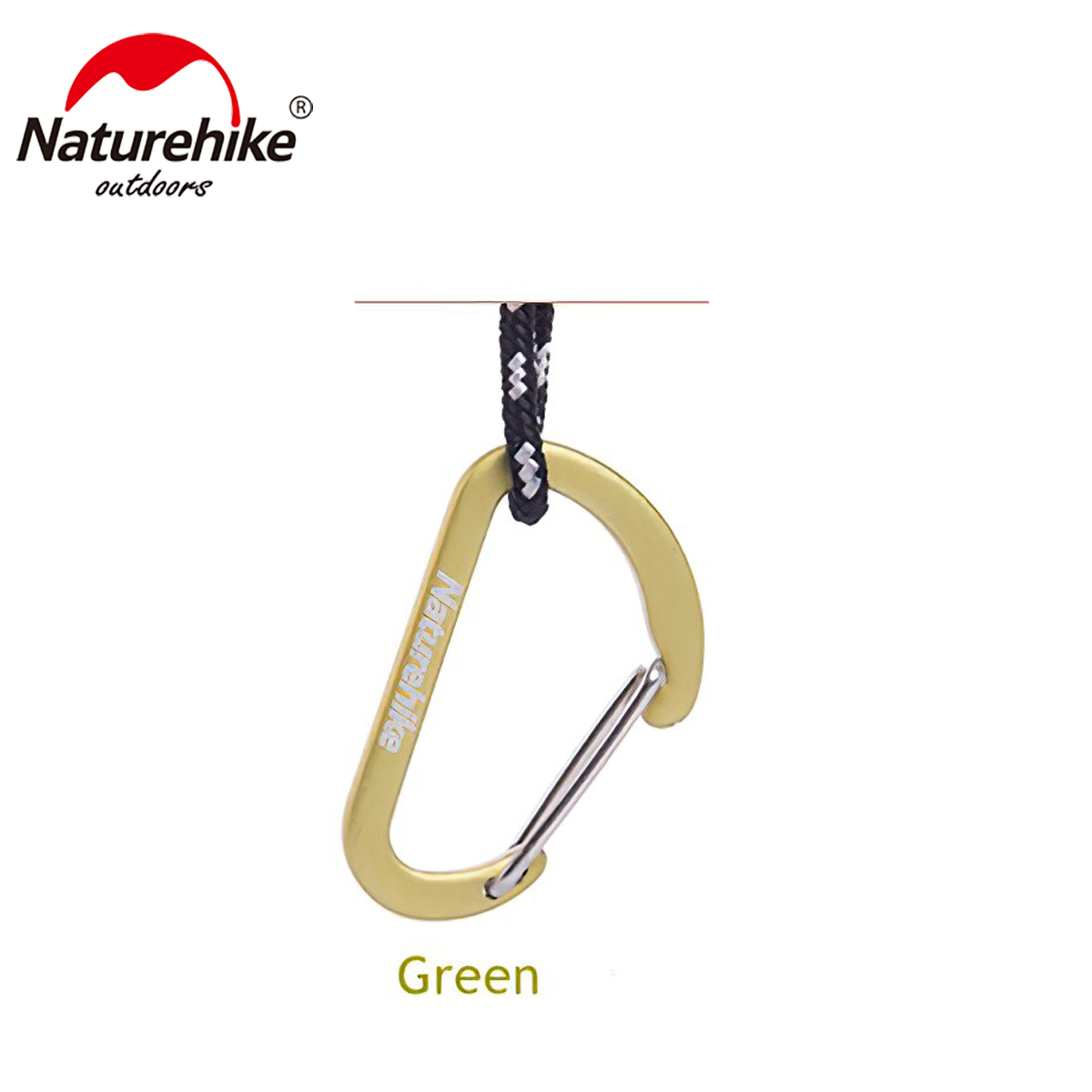 Combo 2 Móc Khóa Mini Cắm Trại Naturehike 4cm D-Shaped Mini Carabiner 4Cm