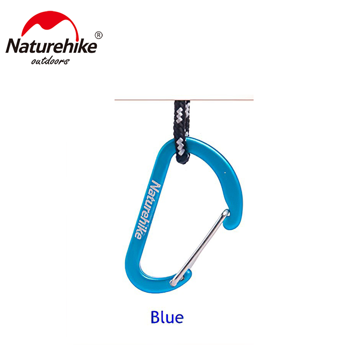Combo 2 Móc Khóa Mini Cắm Trại Naturehike 4cm D-Shaped Mini Carabiner 4Cm