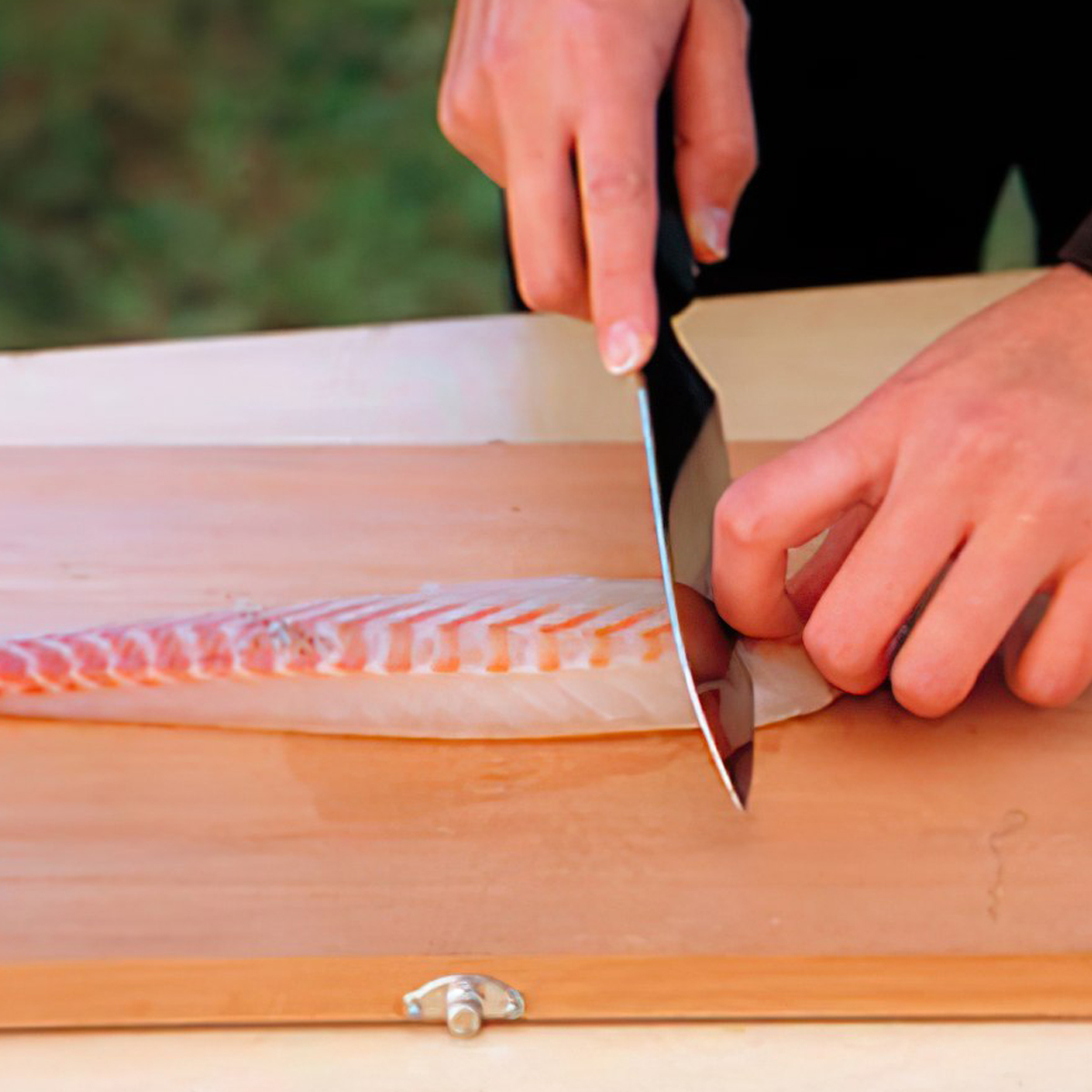 Snowpeak Field Kitchen Knife Santoku Dao Cắm Trại Du Lịch