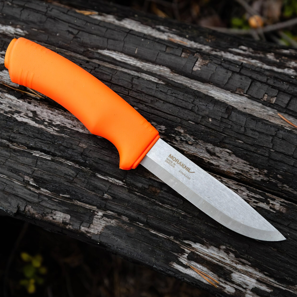 Dao Cắm Trại Morakniv Bushcraft Stainless Steel Hi-Vis Orange