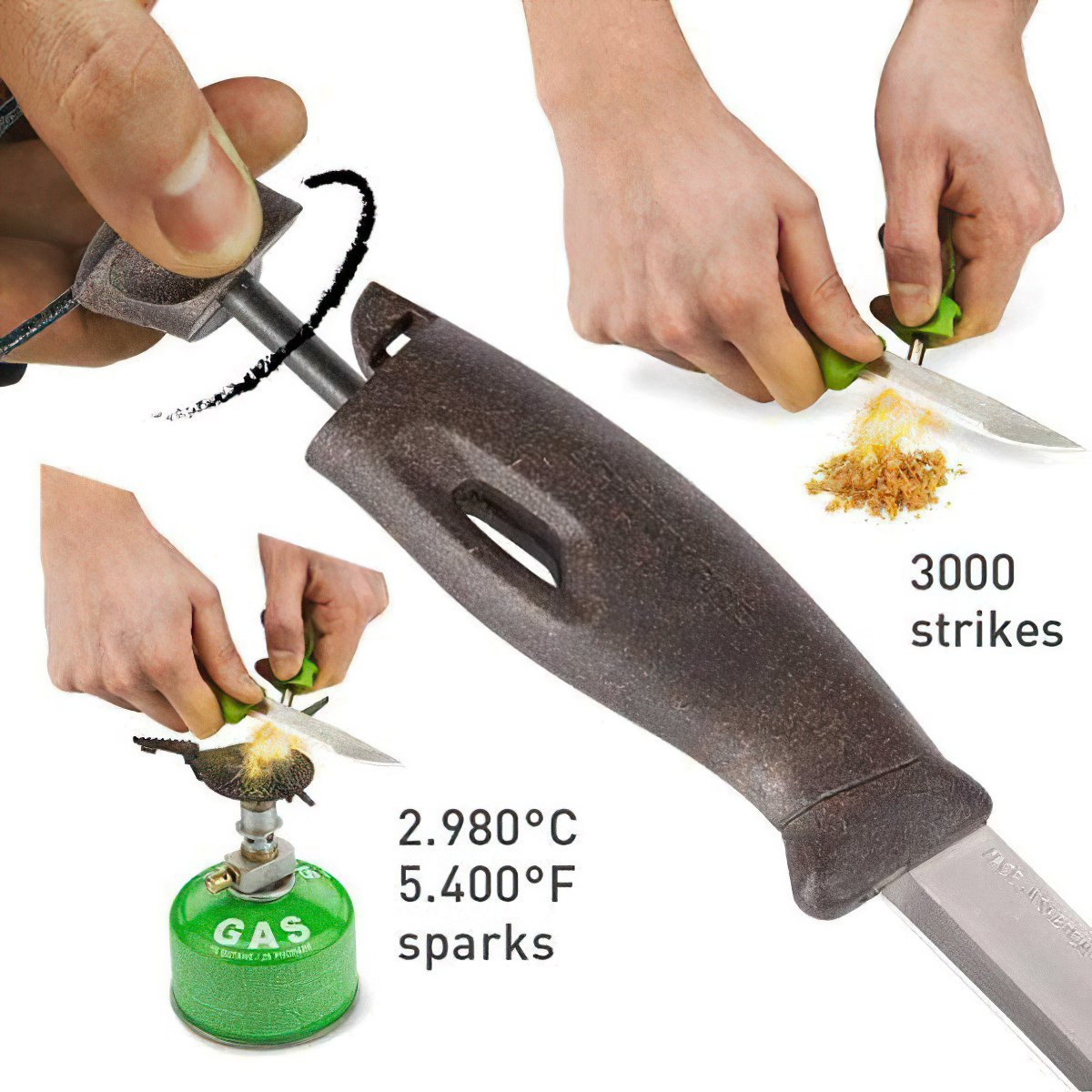 Dao Đánh Lửa Cắm Trại Swedish Fireknife Light My Fire