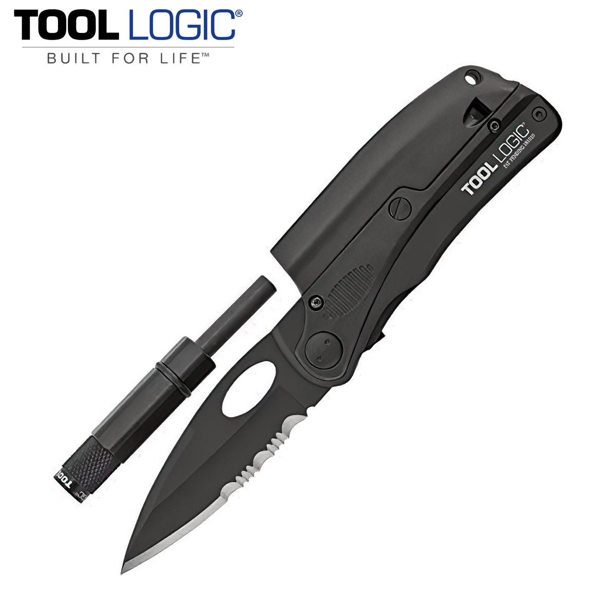 Dao Xếp Cắm Trại Đa Năng Tool Logic Slpro 2 W/ Fire Starter