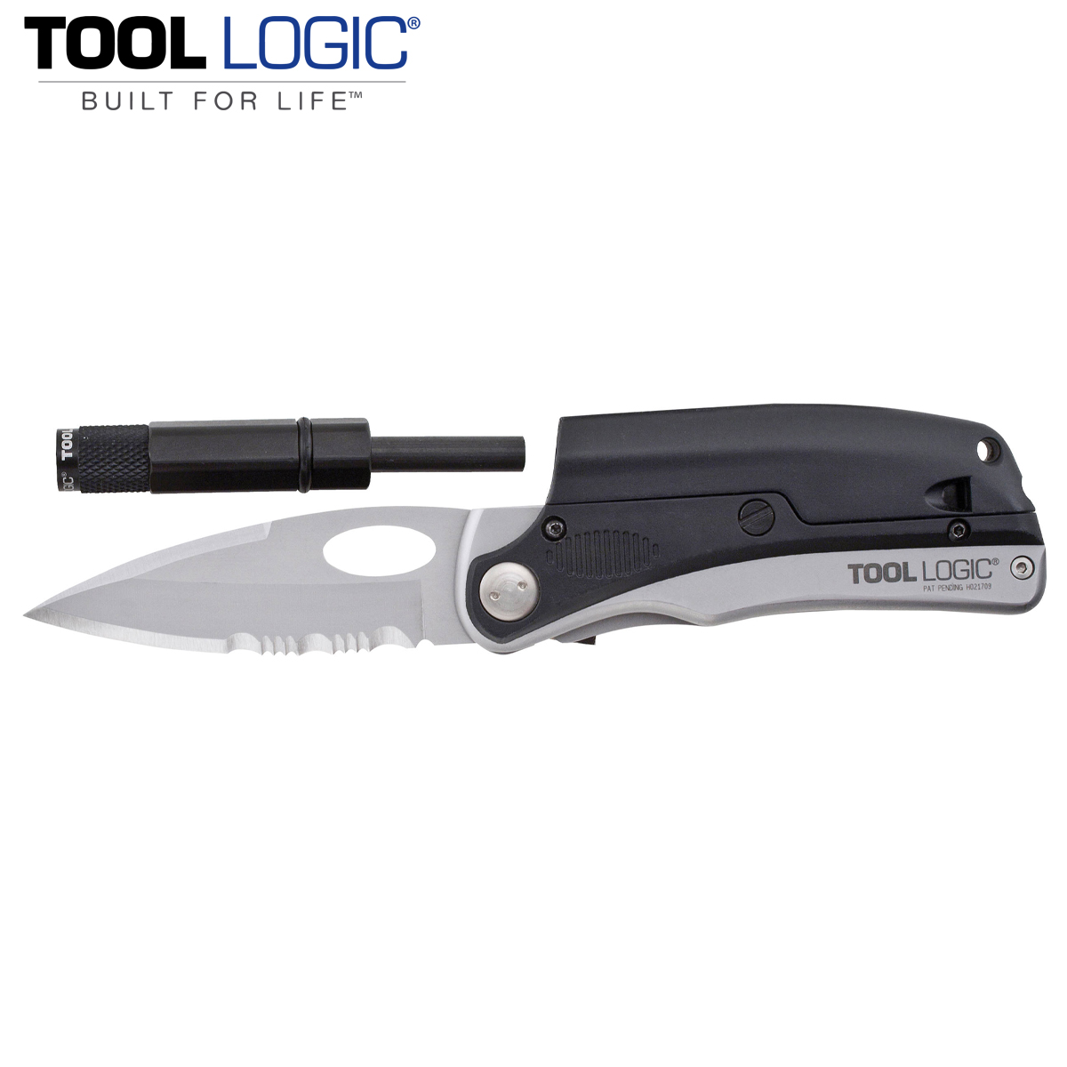 Dao Xếp Cắm Trại Đa Năng Tool Logic Slpro 2 W/ Fire Starter