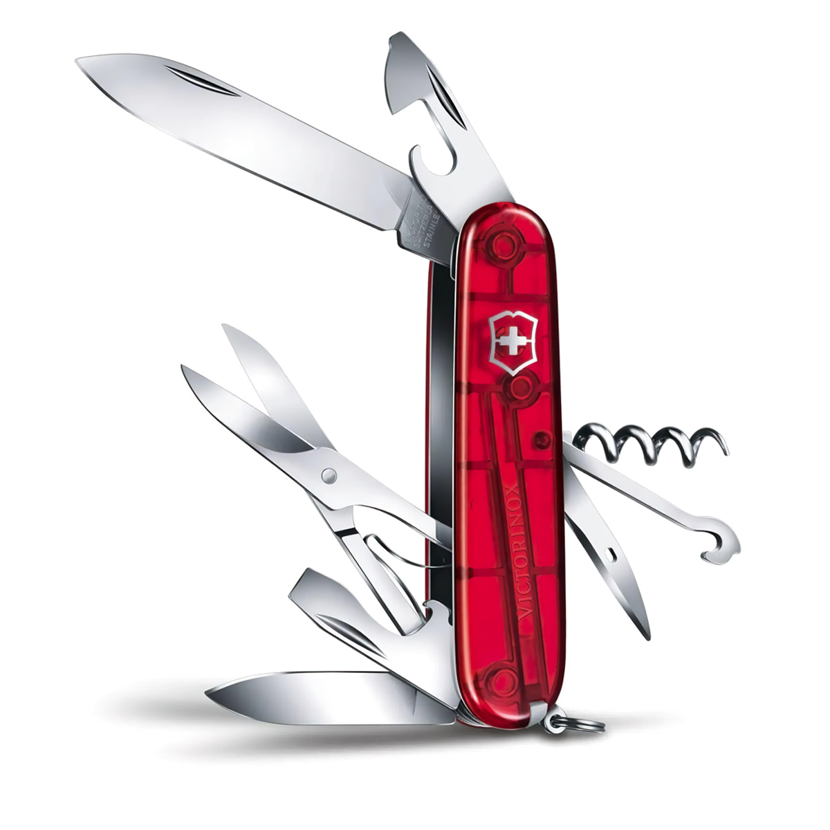 Dao Xếp Cắm Trại Đa Năng Victorinox Climber Trans 91mm