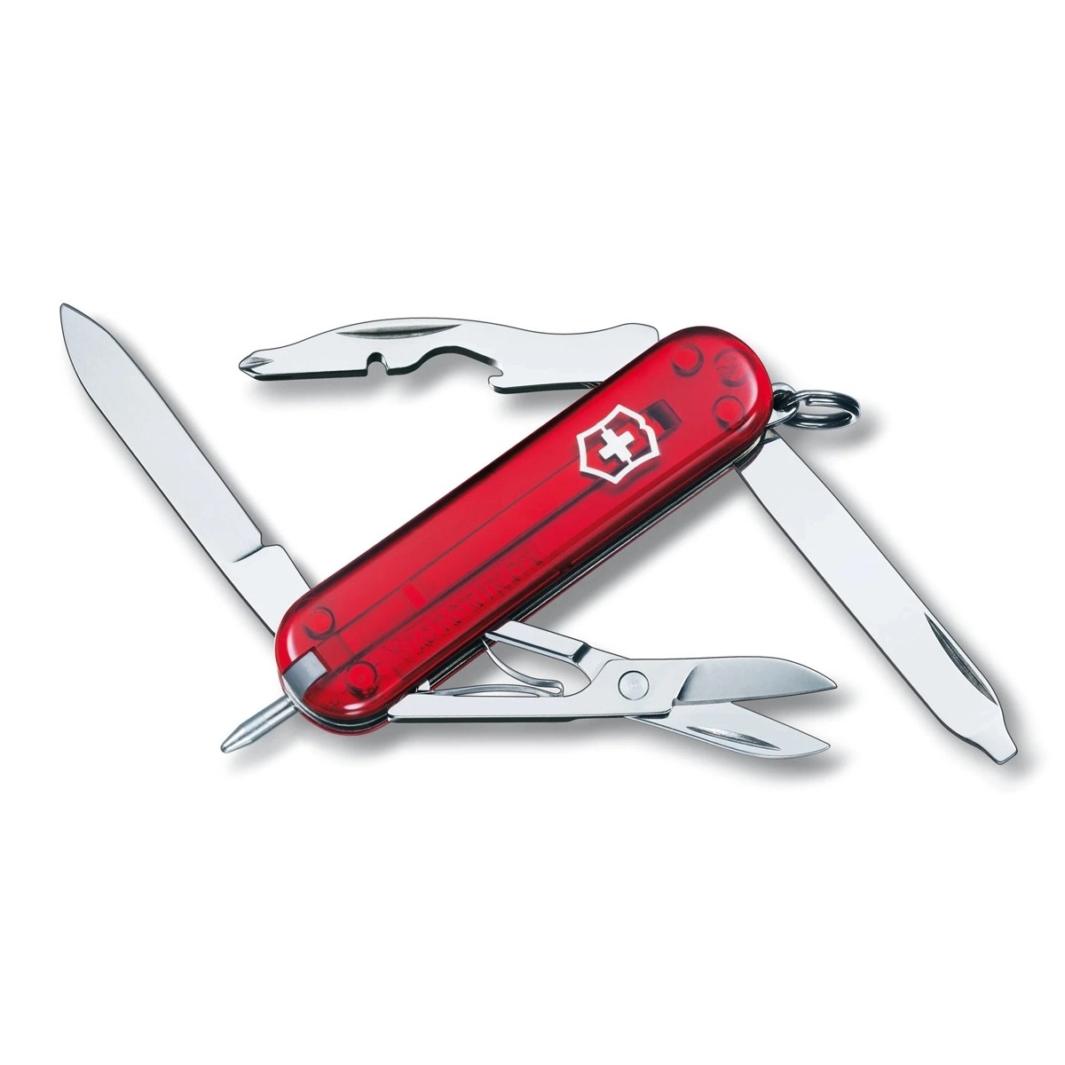 Dao Xếp Cắm Trại Đa Năng Victorinox Manager (Đỏ Trong Suốt)