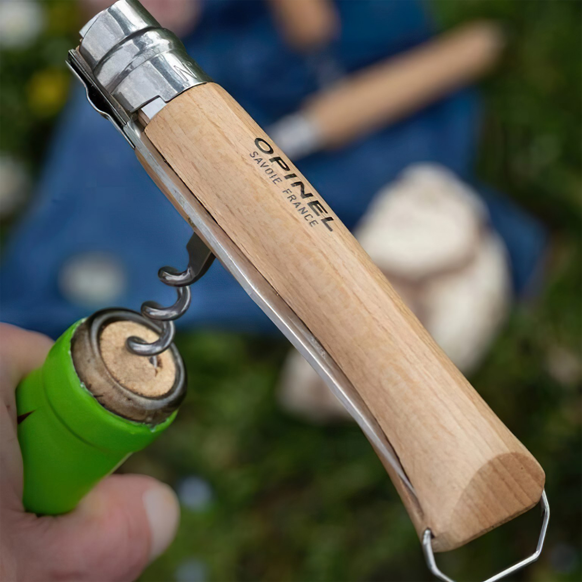 Dao Xếp Kèm Đồ Khui Rượu Cắm Trại Opinel No.10 Corkscrew Decaper