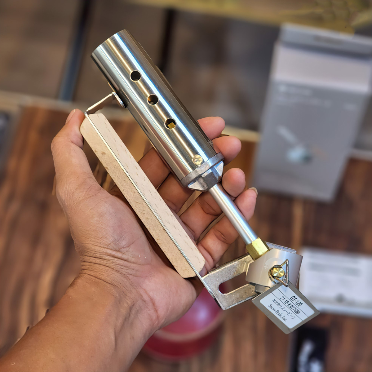 Đầu Khò Cắm Trại Du Lịch Snowpeak Folding Torch