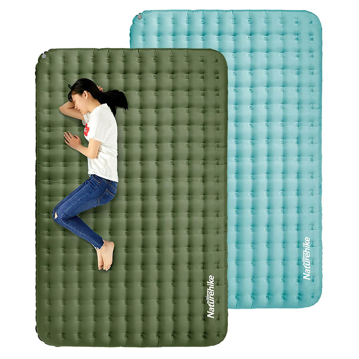 Naturehike NH19QD010 Đệm Bơm Hơi Chống Nước Dùng Dã Ngoại Cho 2 Người