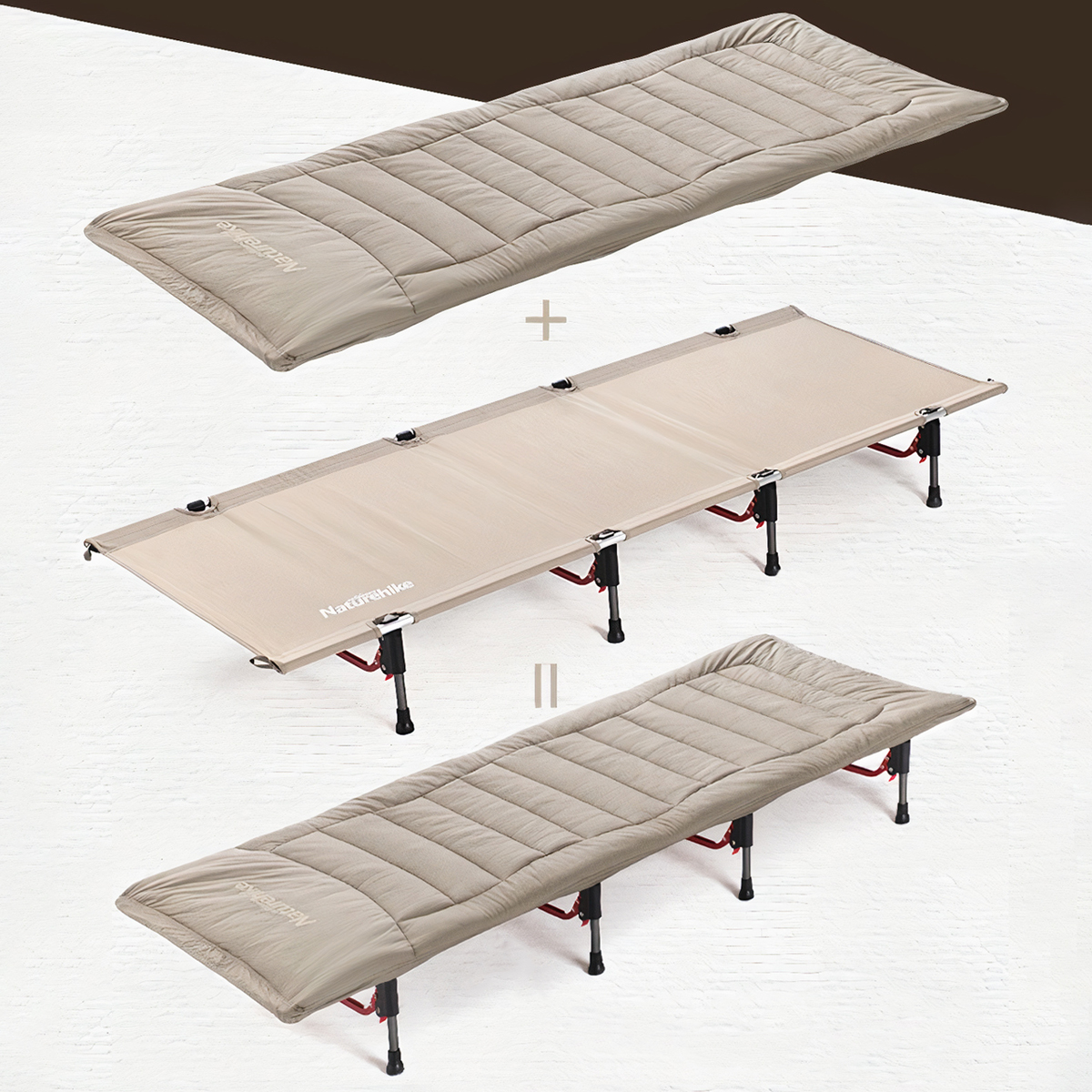 Naturehike NH20MSD04 Đệm Vải Cotton Cho Giường Dã Ngoại