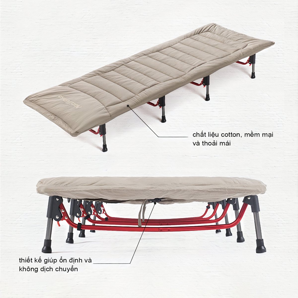 Naturehike NH20MSD04 Đệm Vải Cotton Cho Giường Dã Ngoại