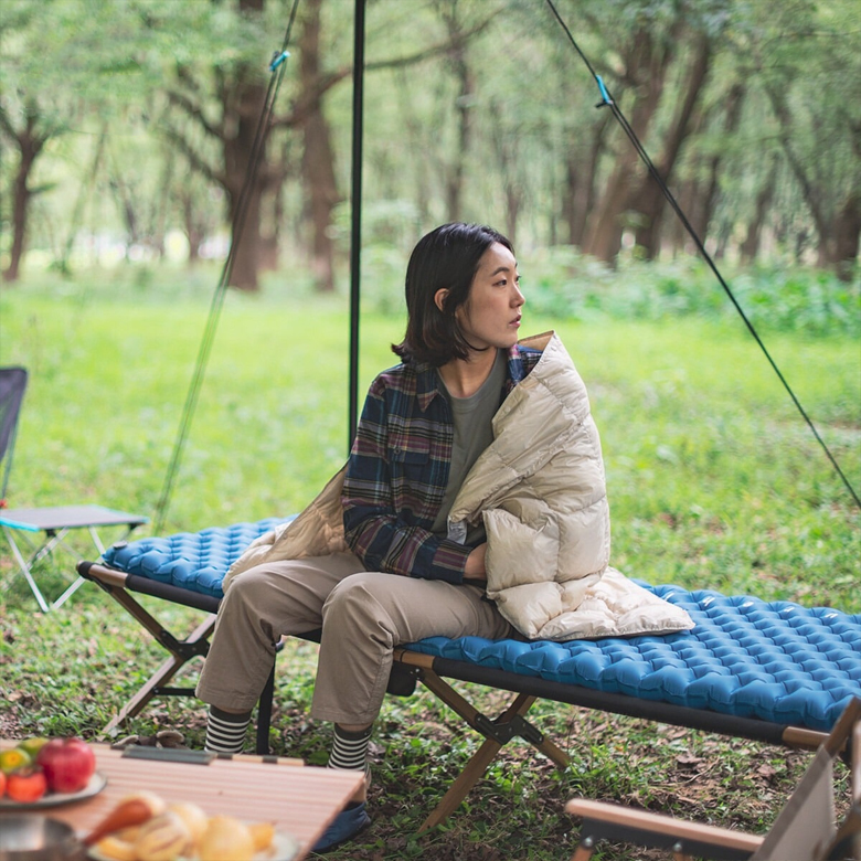 Naturehike Đệm Đôi Bơm Hơi Cắm Trại TPU Thickened Double Waterproof Inflatable Mattress