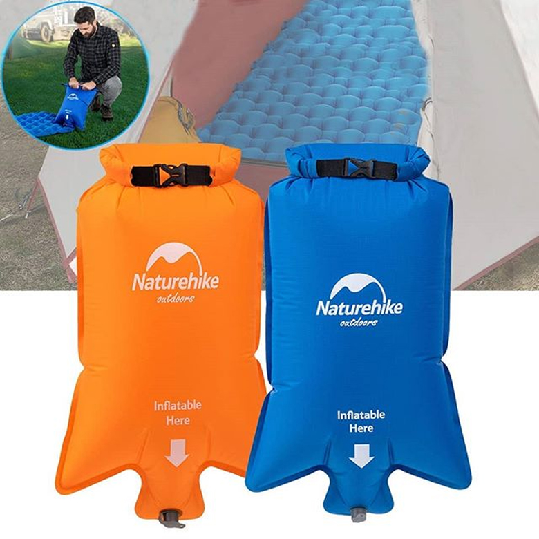 Naturehike NH19Z055-P Đệm Hơi Cắm Trại 2 Người Nằm Nylon TPU Inflatable Mattess for 2P