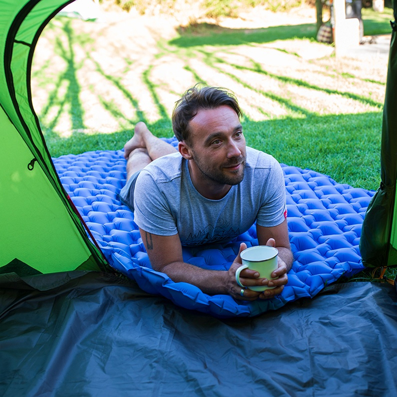 Naturehike NH19Z055-P Đệm Hơi Cắm Trại 2 Người Nằm Nylon TPU Inflatable Mattess for 2P