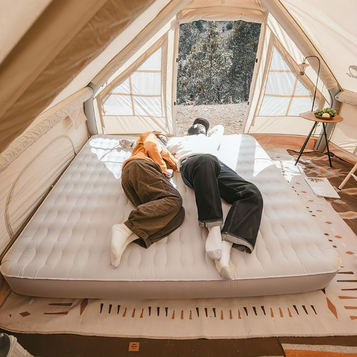 Naturehike CNH22DZ024 Đệm Hơi 2 - 3 Người Cắm Trại Glamping