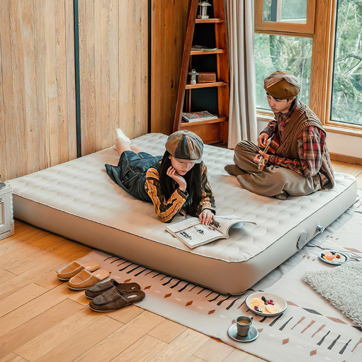 Naturehike CNH22DZ024 Đệm Hơi 2 - 3 Người Cắm Trại Glamping