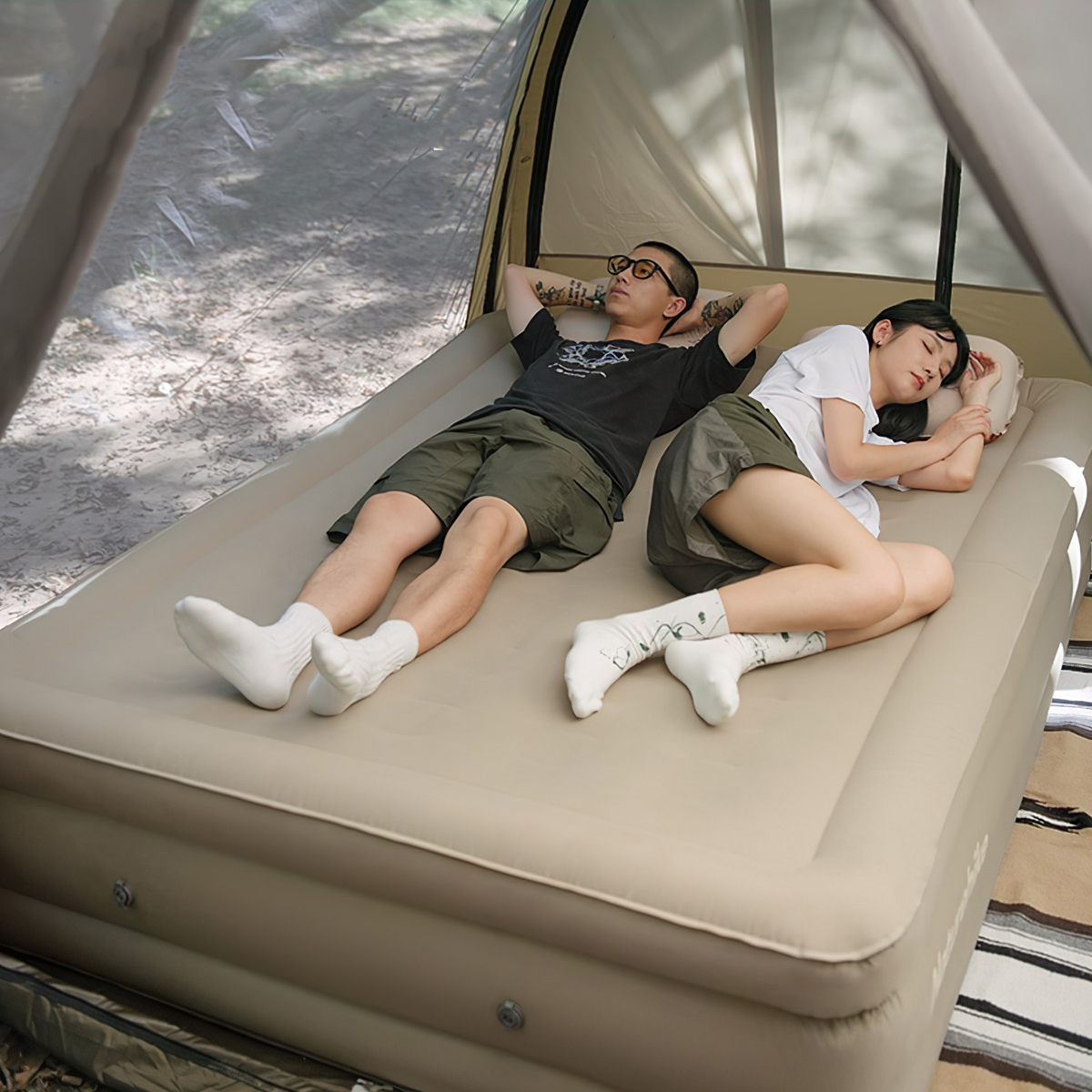 Naturehike NH21FCD08 Đệm Đôi Cắm Trại Siêu Dày Glamping