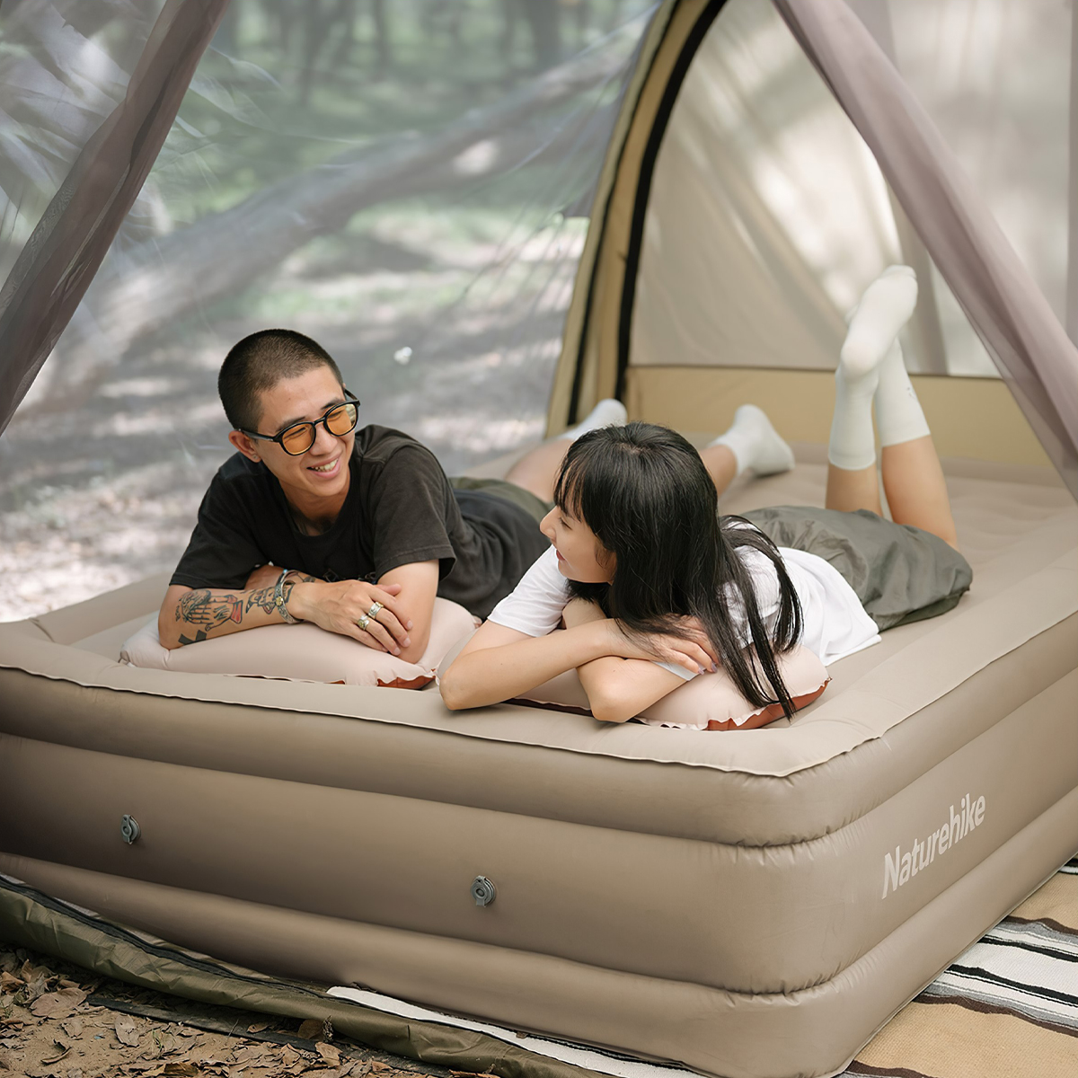 Naturehike NH21FCD08 Đệm Đôi Cắm Trại Siêu Dày Glamping