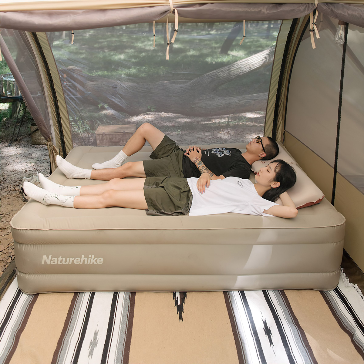 Naturehike NH21FCD08 Đệm Đôi Cắm Trại Siêu Dày Glamping