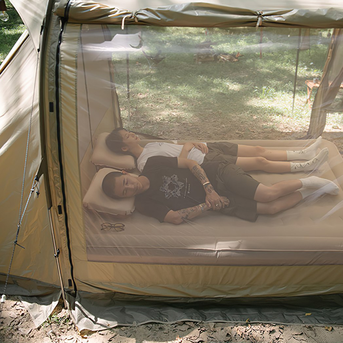 Naturehike NH21FCD08 Đệm Đôi Cắm Trại Siêu Dày Glamping