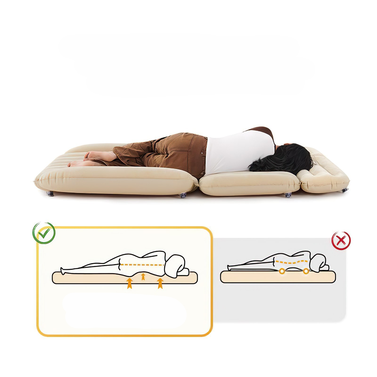 Naturehike CNH22DZ003 Đệm Hơi Ô Tô Cắm Trại Glamping