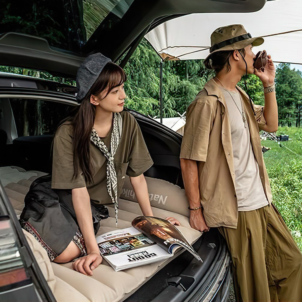 Naturehike CNH22DZ003 Đệm Hơi Ô Tô Cắm Trại Glamping