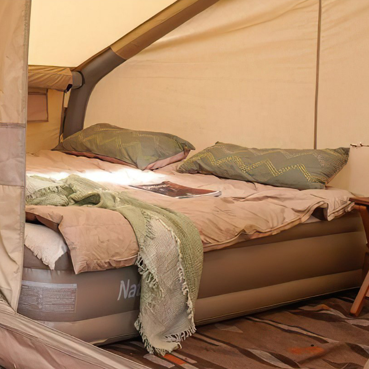 Naturehike NH22FCD04 Nệm Hơi Cắm Trại 35cm (Kèm Bơm)