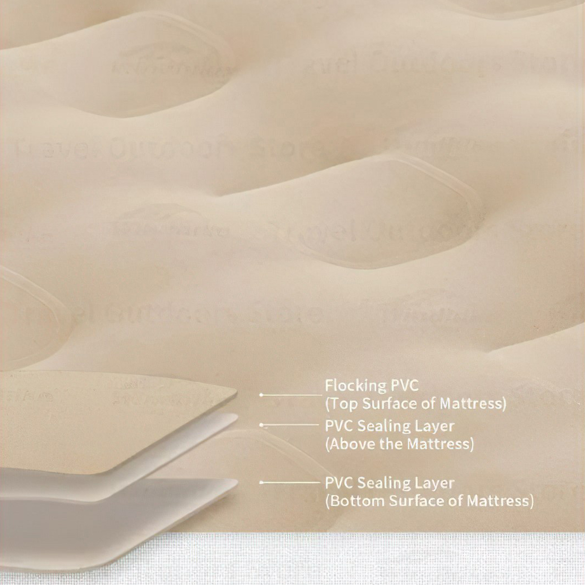 Naturehike NH22FCD04 Nệm Hơi Cắm Trại 35cm (Kèm Bơm)