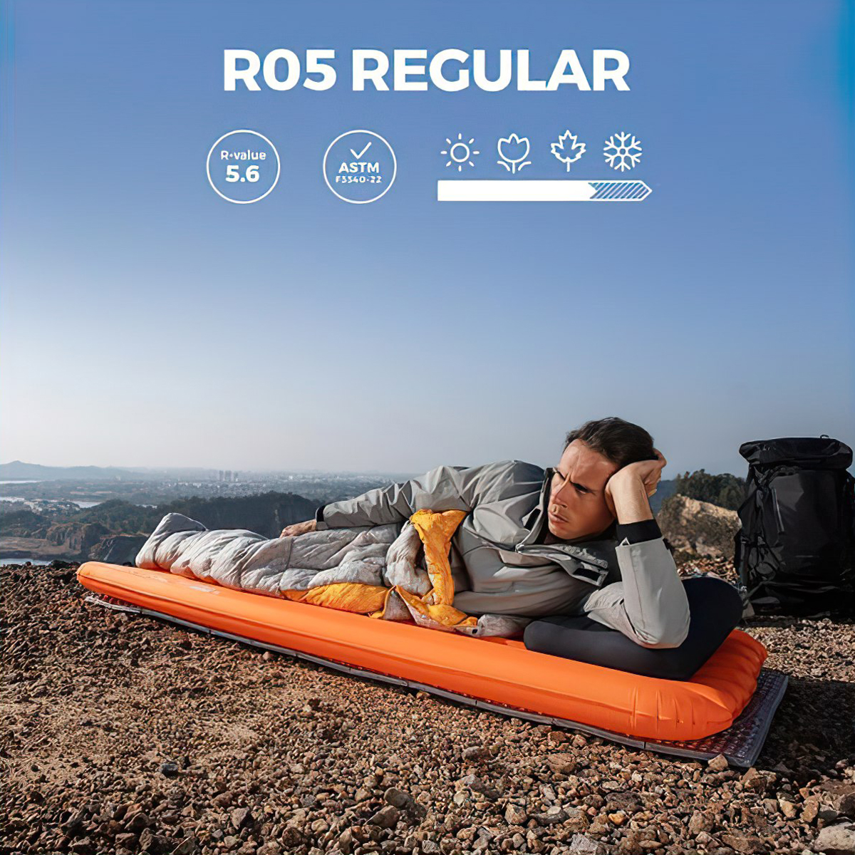 Flextail ZERO MATTRESS R05 Đệm ngủ siêu nhẹ - 5.6 R-value Ultralight Air Sleeping Pad