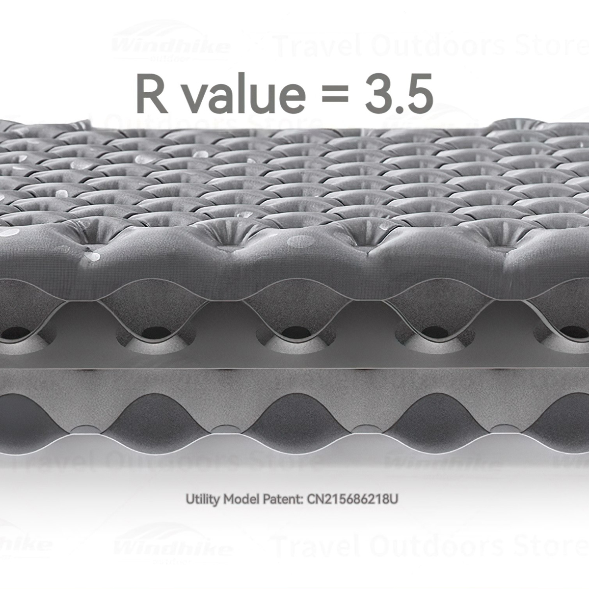 Naturehike CNH22DZ018 Đệm Ngủ Siêu Nhẹ R3.5 Ultra Light Sleeping Pad